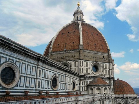 Ride the tram to Florence's iconic cathedral dome in under thirty minutes