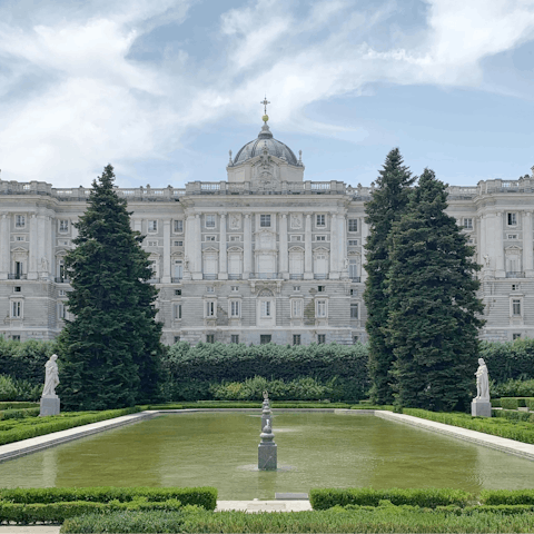 Stroll the the Royal Palace, twenty-five minutes away