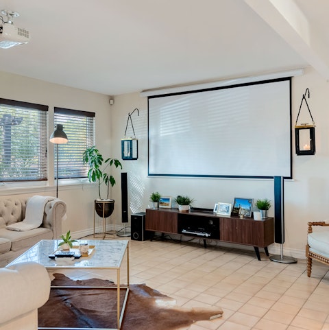 Enjoy a movie night with the whole family