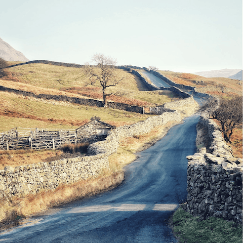 Traverse the country paths from your doorstep and discover the scenery around Ambleside