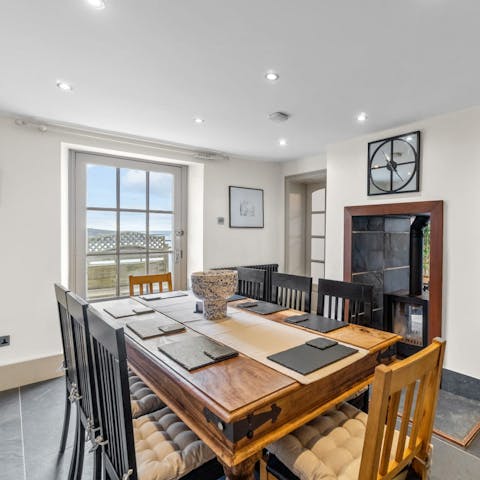 Gather around the dining table for family favourites