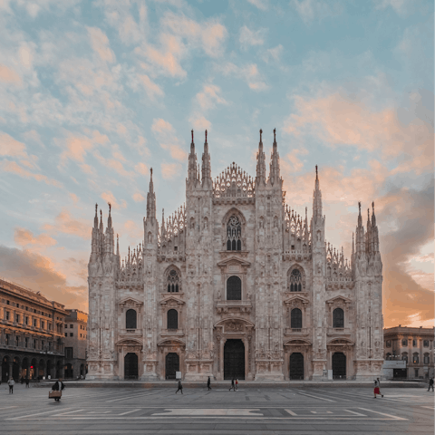 Walk to the Duomo to admire the stunning architecture
