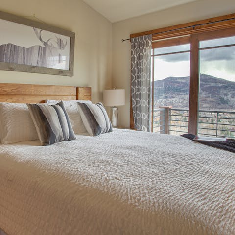 Wake up to stunning views
