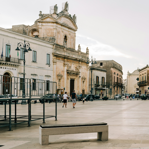 Discover historic Puglian towns like nearby Manduria