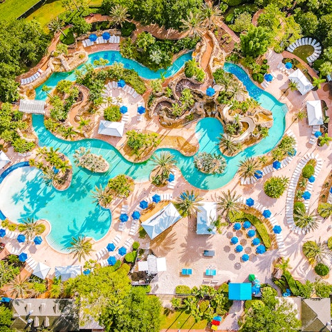 Make a splash in the communal pools