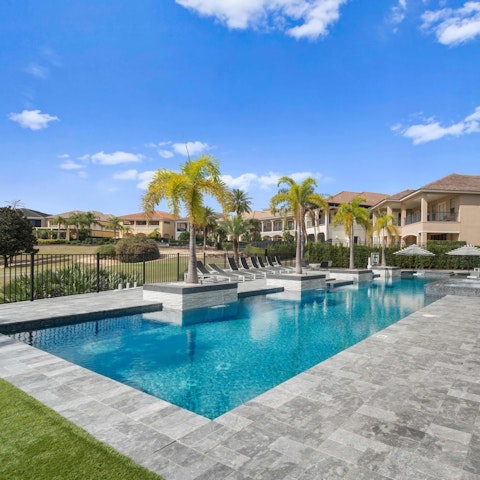 Cool off with a refreshing dip in the private pool