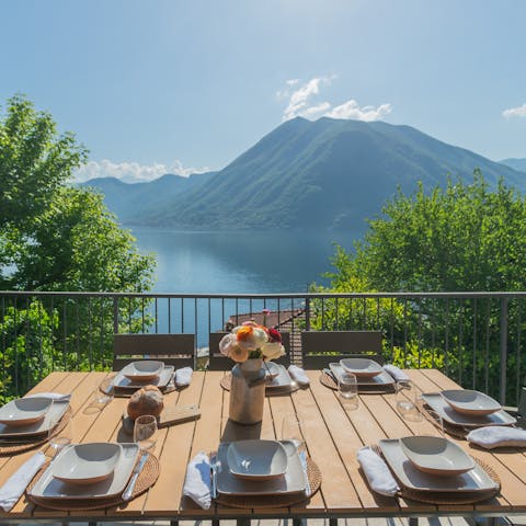 Serve up an alfresco brunch on the terrace