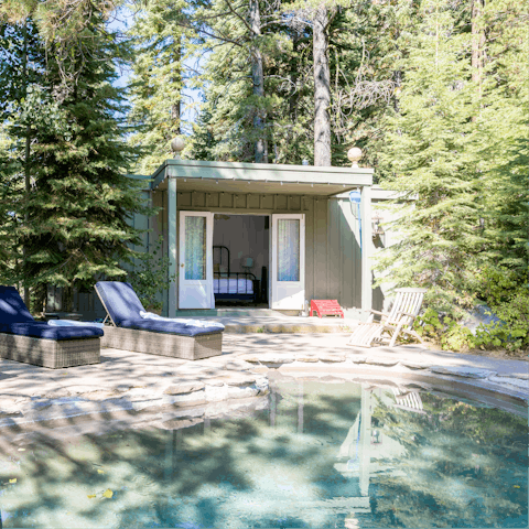 Cool off in the pool