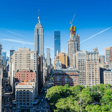 Indulge in a spot of retail therapy in nearby Union Square