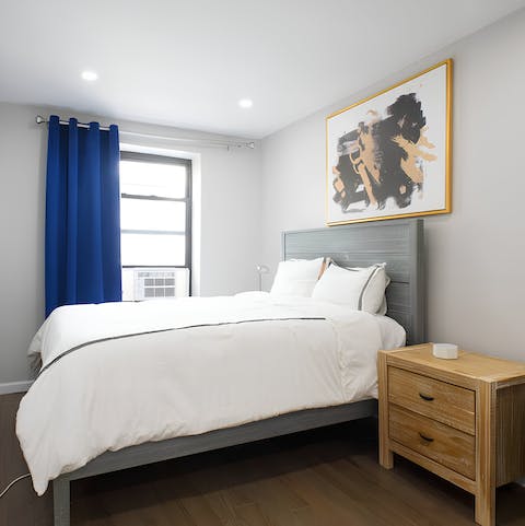 Wake refreshed, ready for another day of NYC sightseeing