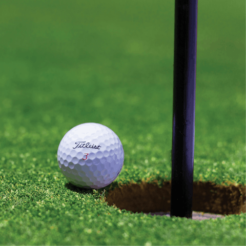 Tee off at the nearby golf course