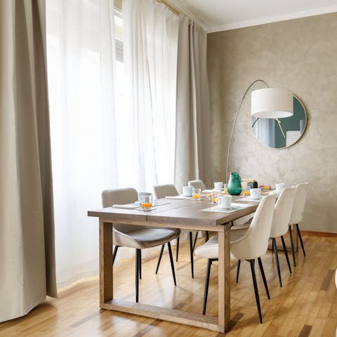 Feast on minestrone Milanese and chat about your day