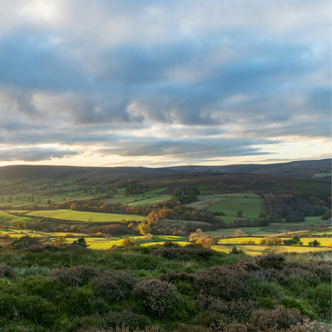 Discover the wild beauty of the North York Moors – just fifteen minutes away