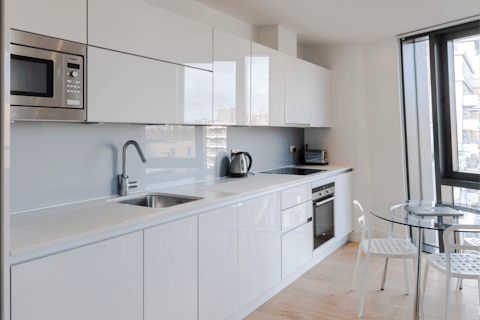 A sleek & modern kitchen