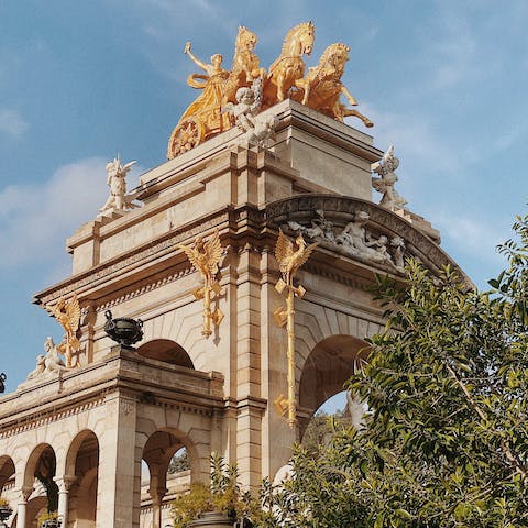 Catch the metro to the peaceful Ciutadella Park