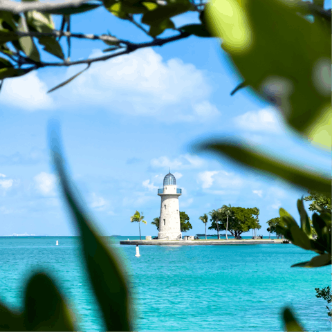 Take a boat tour of Biscayne Bay