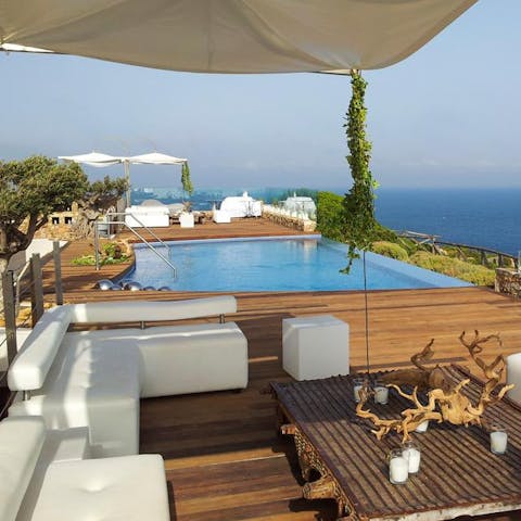 Make the most of your private infinity pool and terrace