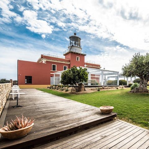 Stay in a fully restored lighthouse, built in 1850