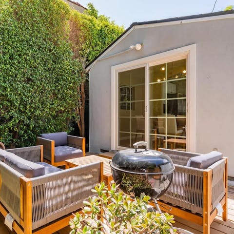 Keep your night flowing with a sunset barbecue