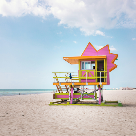 Stay minutes from Miami Beach