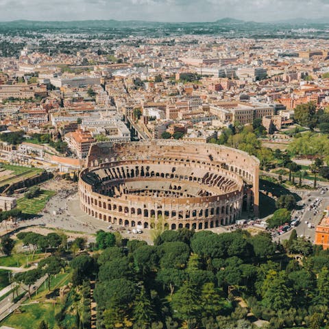 Spend a day visiting Rome's most iconic sights, like the Colosseum