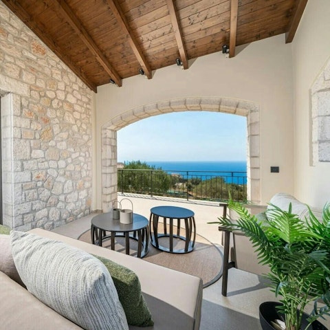Soak up the sea views as you tuck into breakfast on the terrace