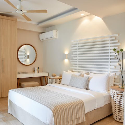 Make the most of comfortable beds and treat yourself to a lie-in