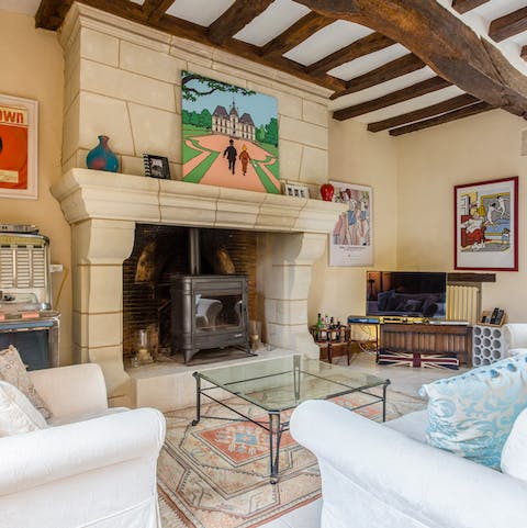 Cosy up by the fire on cold nights