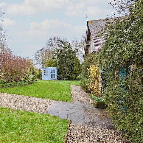 Stay in a historic cottage with a gorgeous garden ideal for sunny summer afternoons