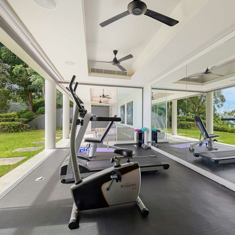 Exercise in the comfort of your own private gym