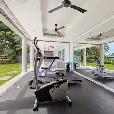 Exercise in the comfort of your own private gym
