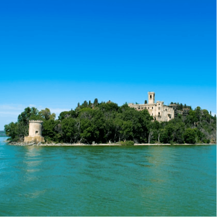 Hop on a boat to explore the nearby Isola Maggiore