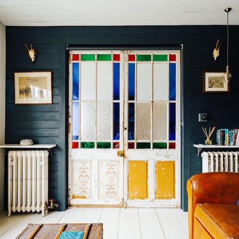 Take inspiration from the host’s up-cycled furnishings