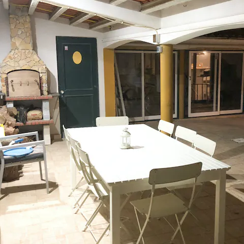 Fire off the barbecue and enjoy a family feast outside