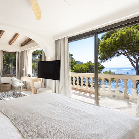 Wake up to stunning sea views