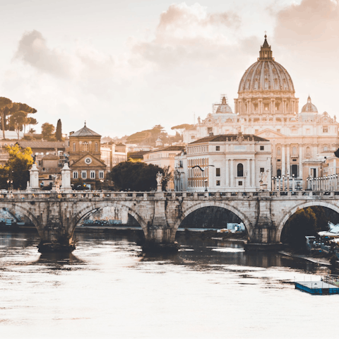 Explore Rome at your own pace or let your host arrange a tour in their vintage Fiat van