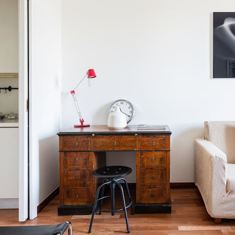 Catch up on emails from the workspace