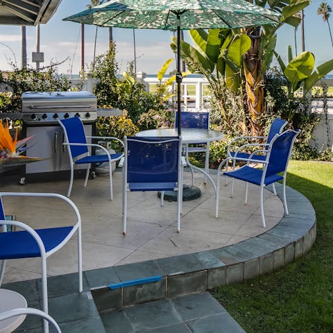 Fire up the barbecue and dine alfresco