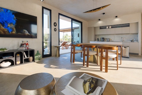 Cook, dine, and spill out onto the sun-lit terrace