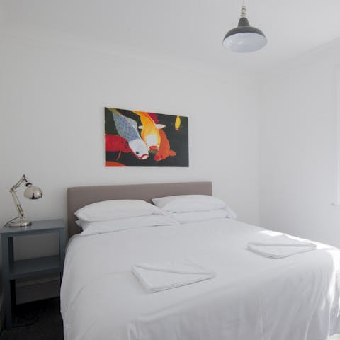 Sleep soundly in comfortable bedrooms