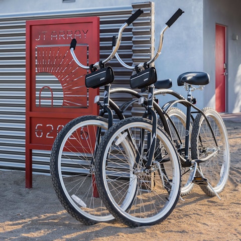 Grab the bikes and cruise around your neighbourhood