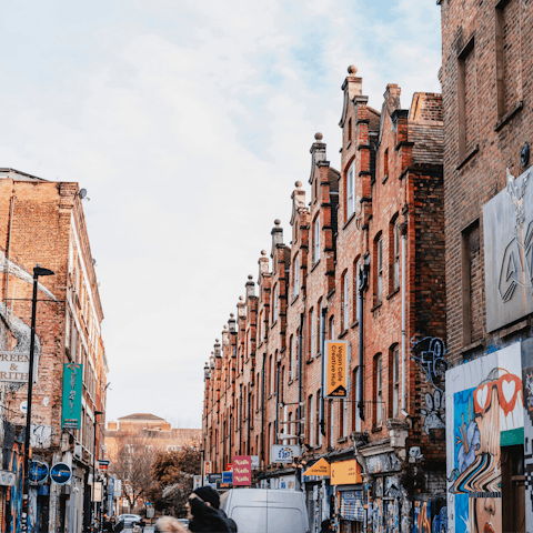 Stay in East London, a twenty-minute walk from Brick Lane
