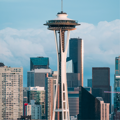 Take a day trip to Seattle, twenty-minute drive away