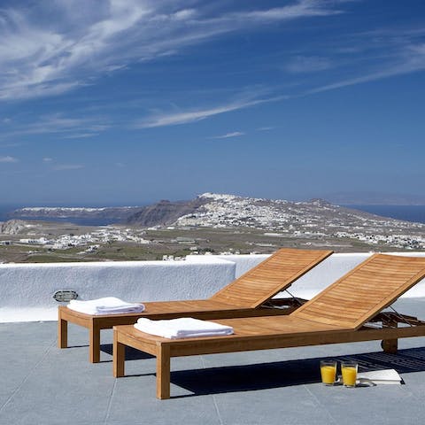 Head up to the roof terrace for a stunning panorama and a chance to catch some rays