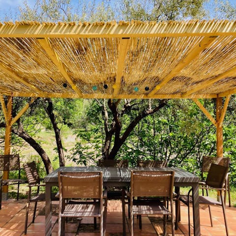 Fire up the barbecue and dine alfresco