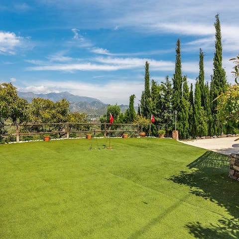 Tee-up on your private golf course