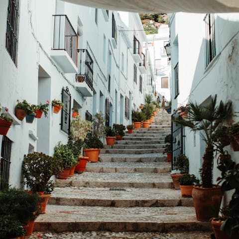 Explore Frigiliana voted 'the prettiest village in Andalucia'– only 7km away