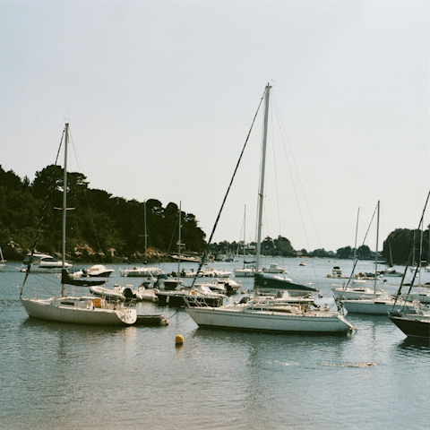 Drive ten minutes south to the coastal town of Concarneau
