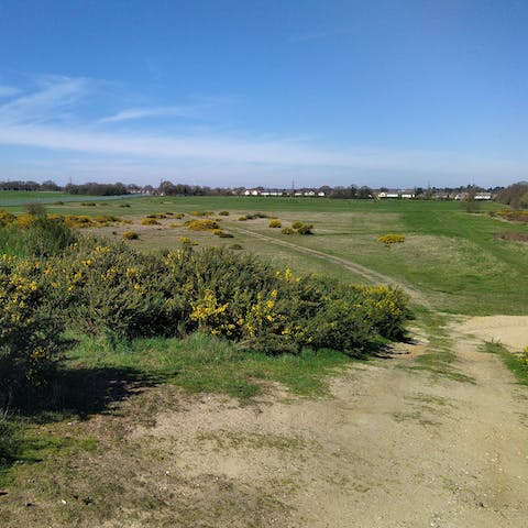 Visit beautiful Colchester, less than a twenty-minute drive away