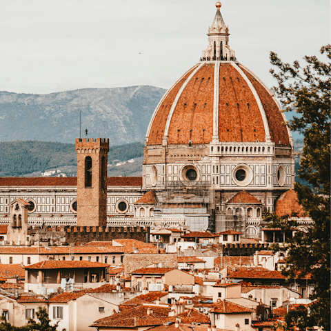 Walk through the historic streets to the Duomo